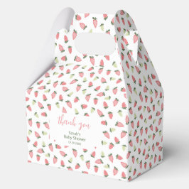 Caja Para Regalos Berry Sweet Strawberry Baby Shower