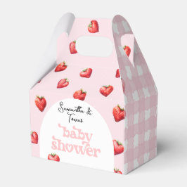 Caja Para Regalos Berry Sweet Strawberry Heart Chica Baby Shower