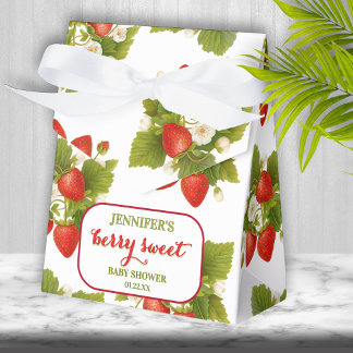 Caja Para Regalos Berry Sweet Strawberry Theme Baby Shower