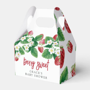 Caja Para Regalos Berry Sweet Summer Strawberry Baby Shower