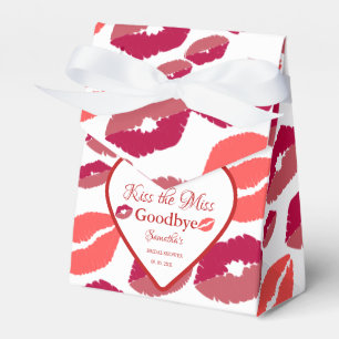 Caja Para Regalos Besa a la señorita adiós valentín ducha nupcial