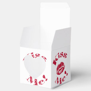 Caja Para Regalos ¡Bésame! Labios rojos