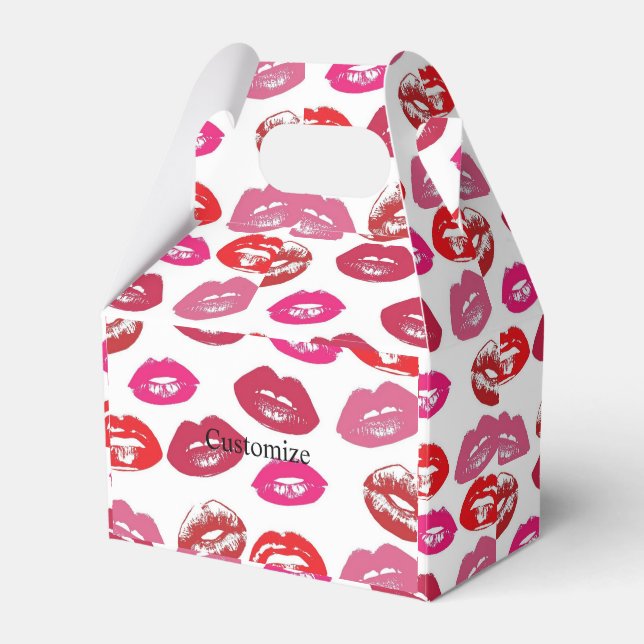 Caja Para Regalos Besando los labios rojos Thunder_Cove (Front Side)