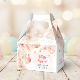 Caja Para Regalos Besos de mariposas y deseos de cumpleaños