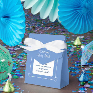 Caja Para Regalos Bíblica de Baby Shower linda con el favor del part