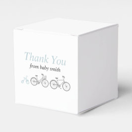 Caja Para Regalos Bicicleta azul
