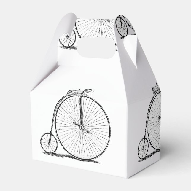 Caja Para Regalos Bicicleta de rueda alta Penny Farthing (Front Side)