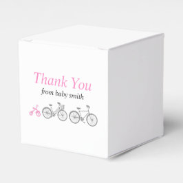 Caja Para Regalos Bicicleta rosa