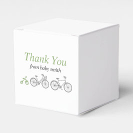 Caja Para Regalos Bicicleta verde