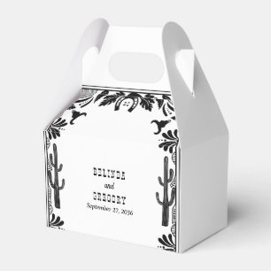 Caja Para Regalos Bienvenida a Boda rústico de vaquero de países occ