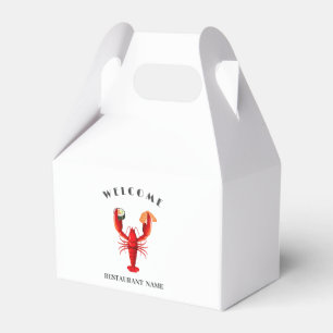 Caja Para Regalos bienvenida Lobster sushi mariscos Nombre del merca