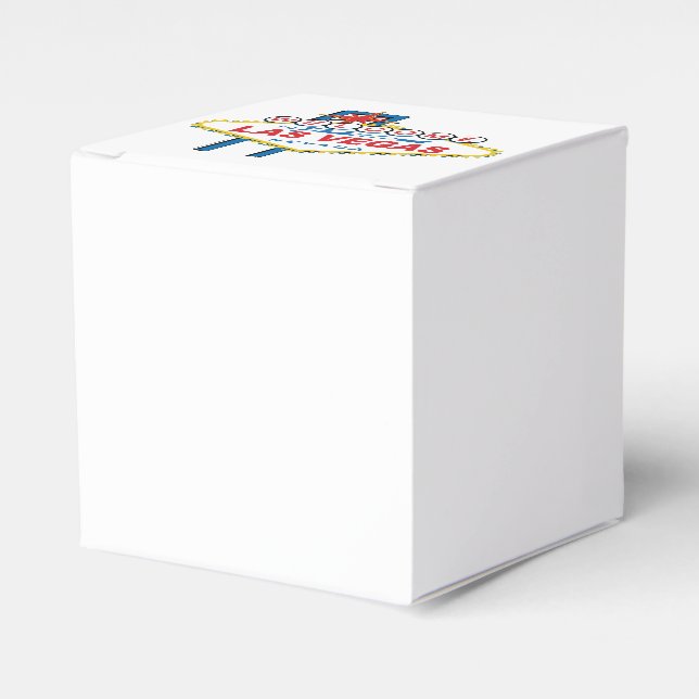 Caja Para Regalos Bienvenido a Las Vegas (Costado Anverso)