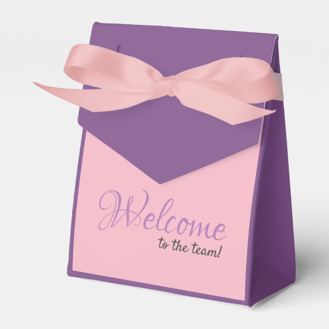 Caja Para Regalos Bienvenido al equipo (Front Side)