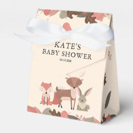Caja Para Regalos Bienvenidos a Baby Shower de Woodland Animals