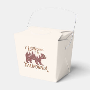 Caja Para Regalos Bienvenidos a California Bear