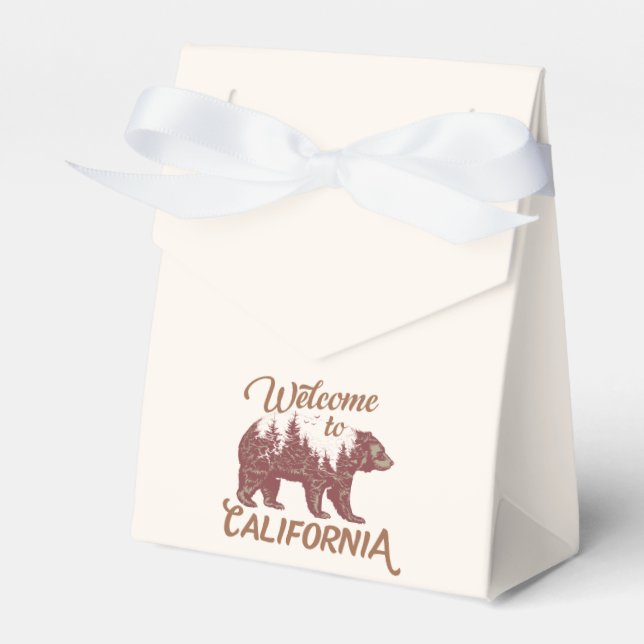 Caja Para Regalos Bienvenidos a California Bear Forest (Front Side)