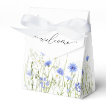 Bienvenidos al Boda Blue Wildflower