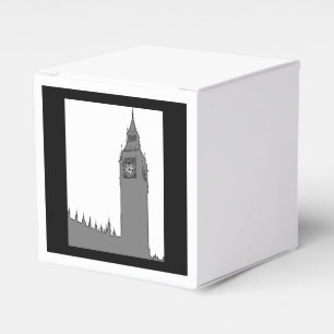 Caja Para Regalos Big Ben Vintage Style London Party Favbox