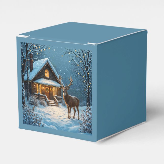 Caja Para Regalos  Big Buck's Snowy Christmas Visit (Costado Anverso)