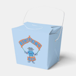 Caja Para Regalos Birthday Boy Robot