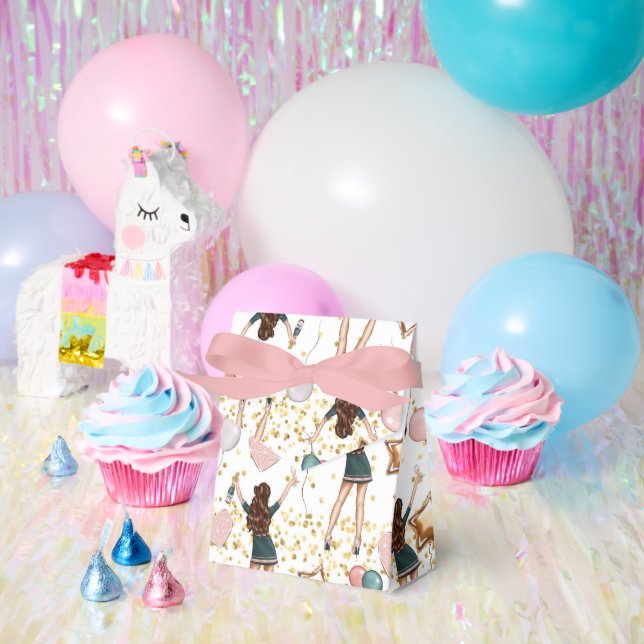 Caja Para Regalos Birthday Pattern  (Fiesta)