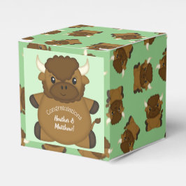 Caja Para Regalos Bison Buffalo Baby Shower