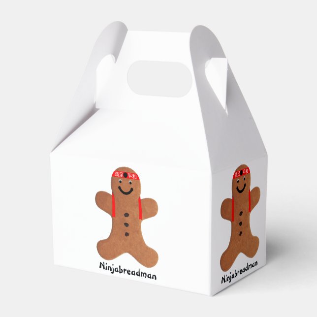 Caja Para Regalos Bizcocho de Ninjabreadman (galleta) (Front Side)