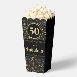 Caja Para Regalos Black &Gold ANY AGE Birthday 2.5"w x 3.5"l x 7.5"h