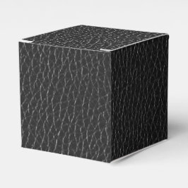 Caja Para Regalos Black Leather Texture Finish Pattern Classic
