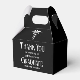Caja Para Regalos Black Medical School Customized Graduation Party