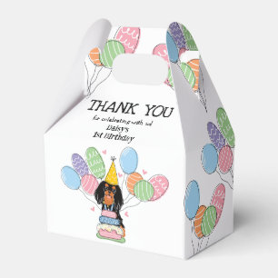 Caja Para Regalos Black Tan Cavalier King Charles Spaniel Gracias