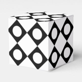 Caja Para Regalos Blanco de Mod Retro 60