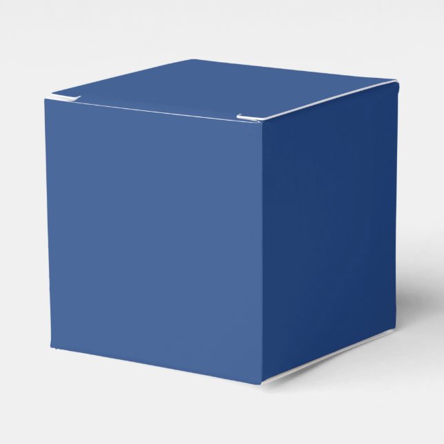 Caja Para Regalos Blank Crea tu propio - Azul profundo (Costado Anverso)