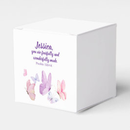 Caja Para Regalos Blissful Butterfly Psalm 139:14 Favor Box