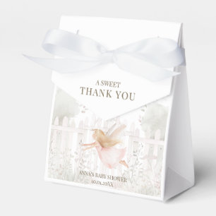 Caja Para Regalos Blonde Fairy Baby Shower Gracias