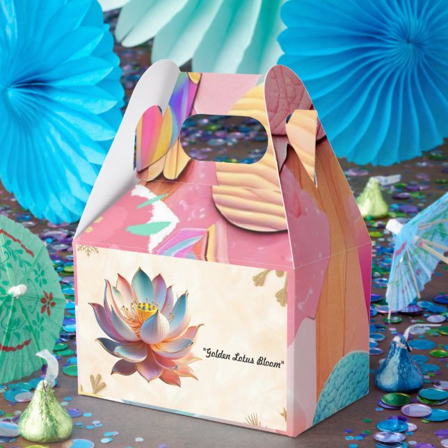 Caja Para Regalos "Bloom celeste" (Fiesta)