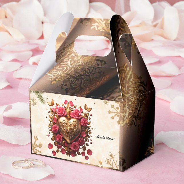 Caja Para Regalos "Bloom Rosa romántico" (Boda)