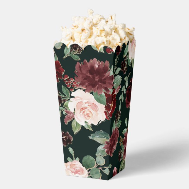 Caja Para Regalos Bloom ruso | Patrón rojo de Terracota y Marasala (apareció)