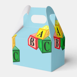Caja Para Regalos bloques de alfabeto abc