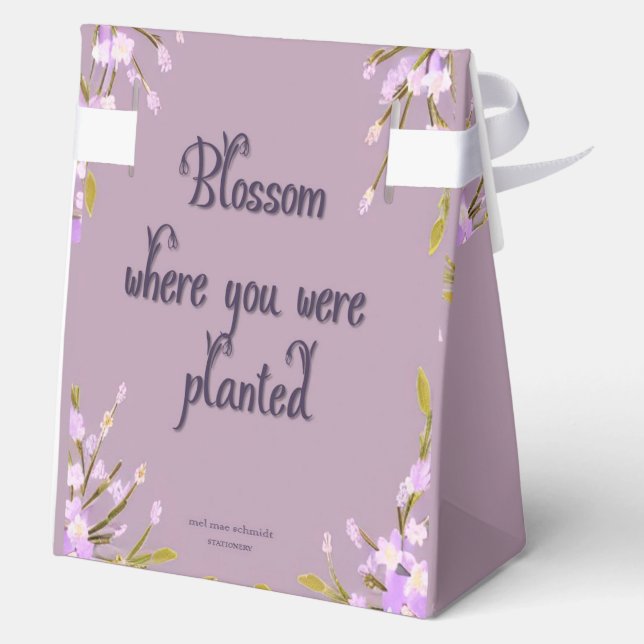 Caja Para Regalos Blossom Blumen Mel Mae Schmidt Stationery (Reverso )