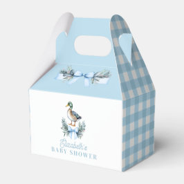 Caja Para Regalos Blue Baby Boy Mallard Duck Baby Shower