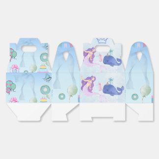 Caja Para Regalos Blue  Birthday Invitation