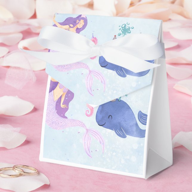 Caja Para Regalos Blue  Birthday Invitation (Boda)