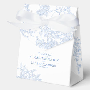 Caja Para Regalos Blue Chinoiserie Toile de Jouy Boda
