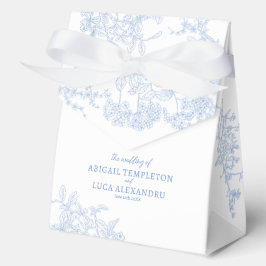 Caja Para Regalos Blue Chinoiserie Toile de Jouy Boda