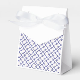 Caja Para Regalos Blue  Cross Pendant Pattern
