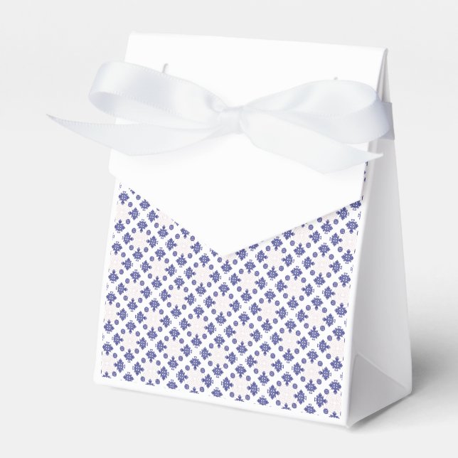 Caja Para Regalos Blue  Cross Pendant Pattern  (Front Side)