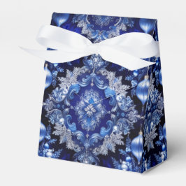 Caja Para Regalos Blue Decorative Ornaments Holiday Gift Box