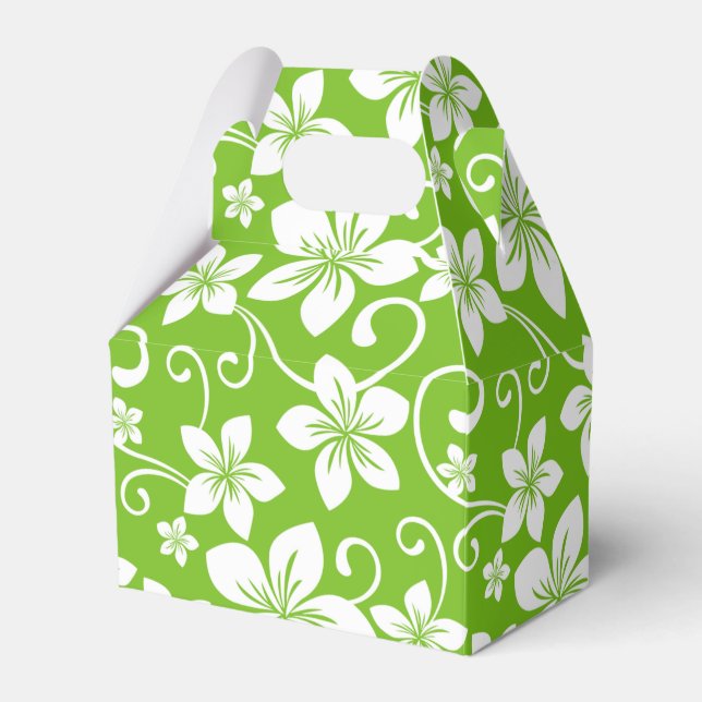 CAJA PARA REGALOS BLUE HAWAII (LIME) (Front Side)