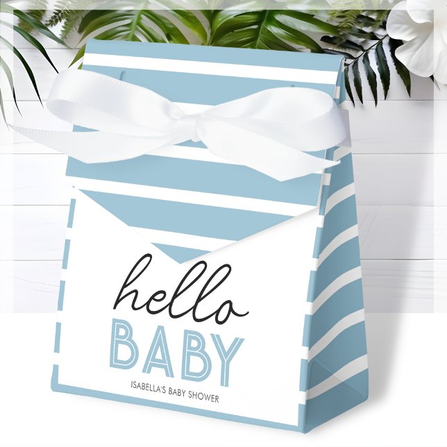 Caja Para Regalos Blue Hello Baby | BABY SHOWER (Subido por el creador)